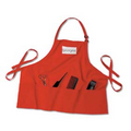 Name Tag Apron W/ Pockets (24"x27")